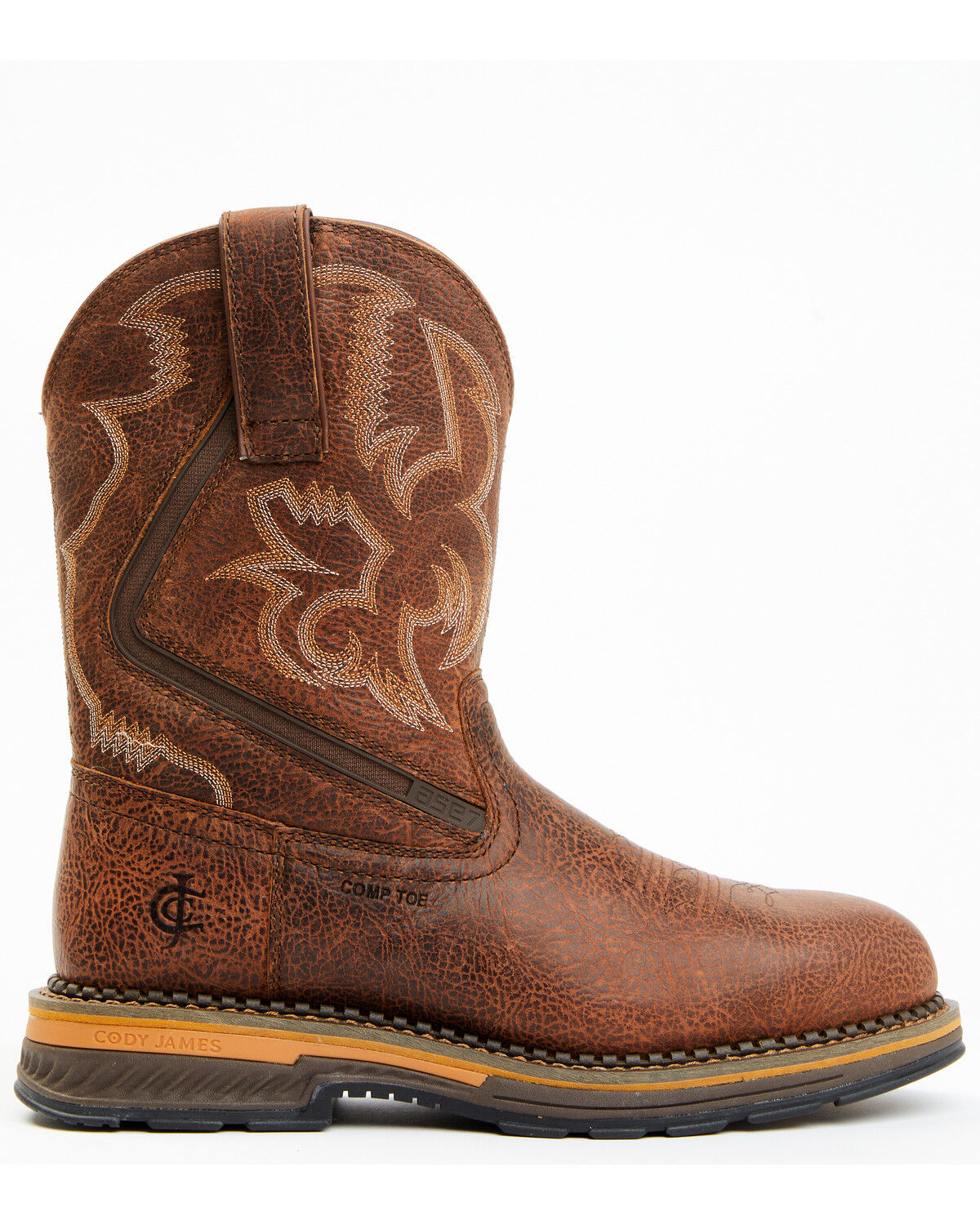 Image #2 - Cody James Men's Disrupter AAA Tyche Crunch Time Waterproof Work Boots - Composite Toe, Red, hi-res