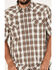 Image #3 - Moonshine Spirit&reg; Men's Twisted Barb Plaid Snap Western Shirt, Brown, hi-res