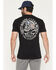 Image #1 - Troll Co Men's DHCM Pirate Short Sleeve Graphic T-Shirt, Black, hi-res