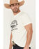 Image #2 - Panhandle Men's Logo Short Sleeve Graphic T-Shirt, Natural, hi-res
