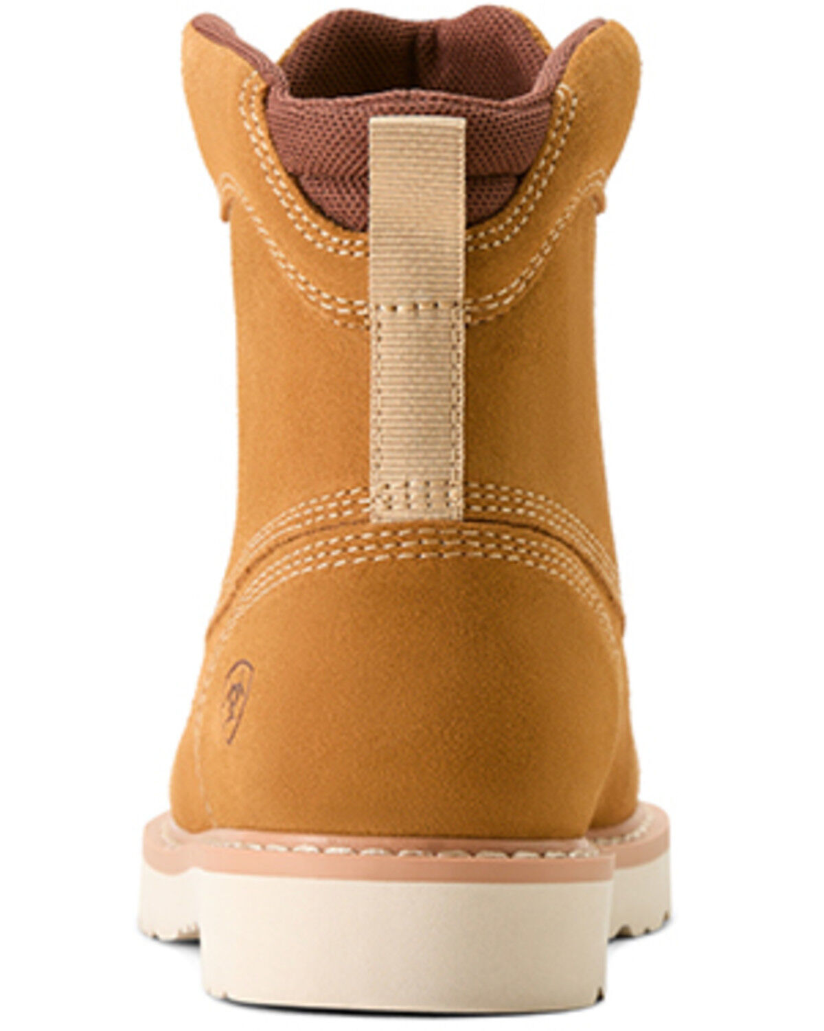 Image #3 - Ariat Boys' Rebar Lift Suede Boots - Moc Toe, Brown, hi-res