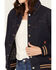 Image #3 - Rock & Roll Denim Women's Dark Wash Bomber Jacket, Dark Wash, hi-res