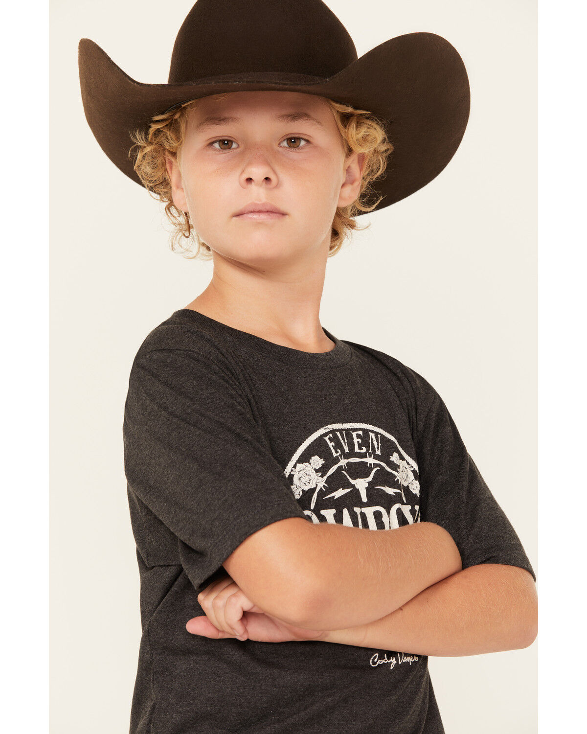 Image #2 - Cody James Boys' Rock n' Roll Short Sleeve Graphic T-Shirt, Black, hi-res