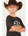 Image #2 - Cody James Boys' Rock n' Roll Short Sleeve Graphic T-Shirt, Black, hi-res