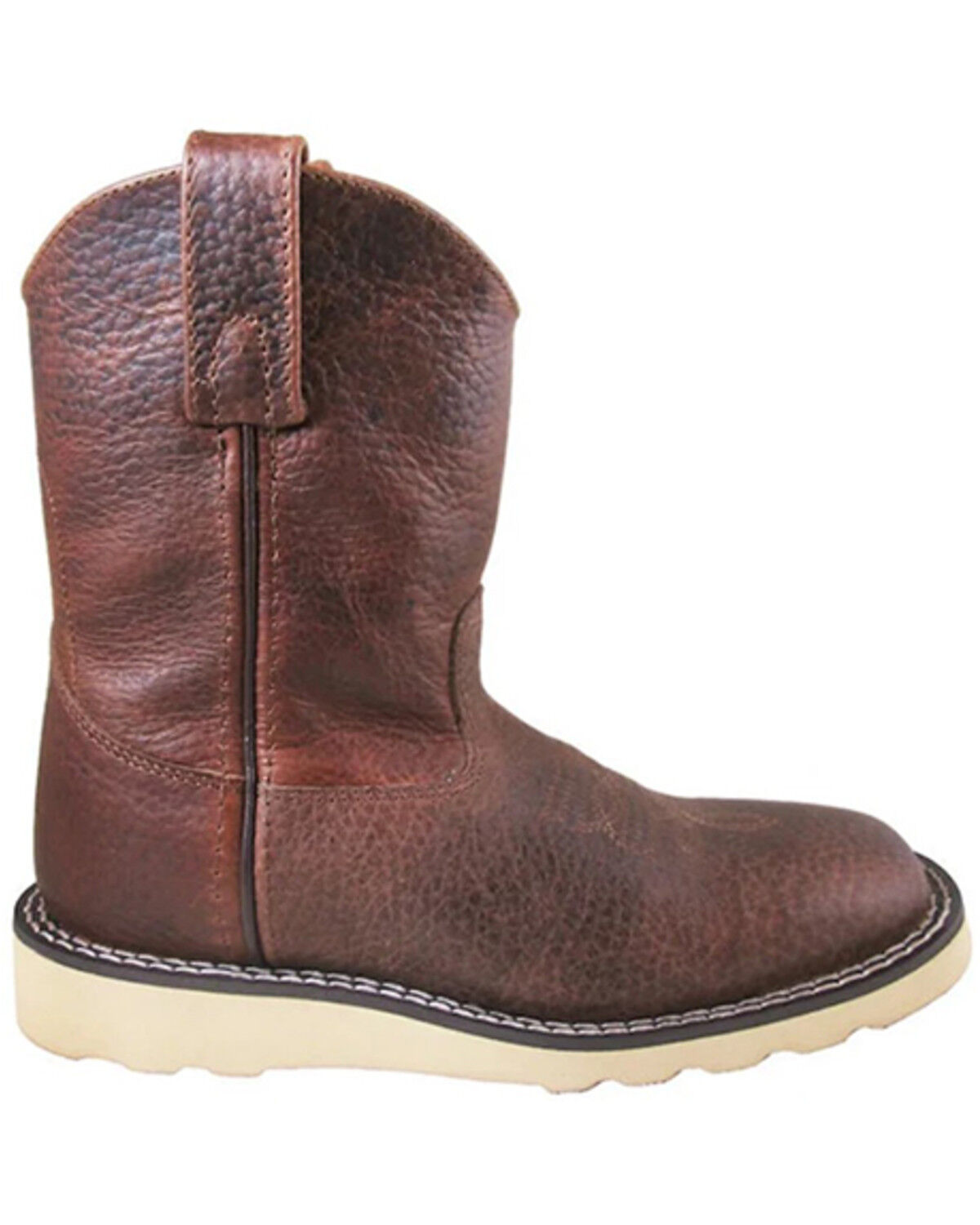 Image #1 - Smoky Mountain Boys' Branson Western Boots - Broad Square Toe, Brown, hi-res