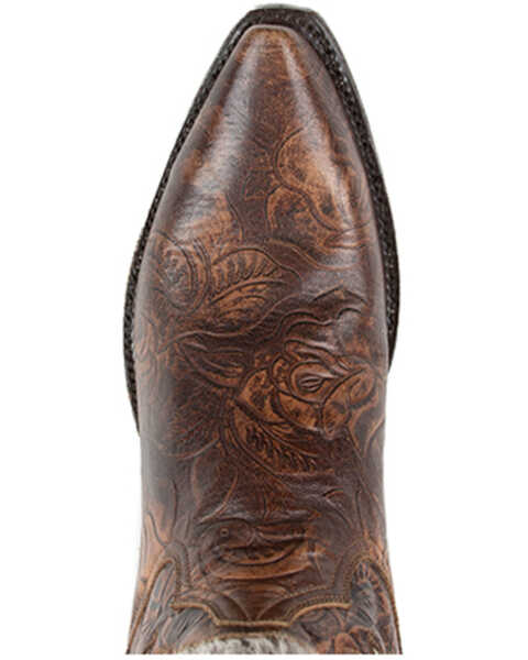 Image #6 - Dan Post Men's American Tribes Western Boots - Snip Toe, Brown, hi-res
