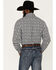 Image #4 - RANK 45® Men's Dillinger Geo Print Long Sleeve Button-Down Stretch Western Shirt, White, hi-res