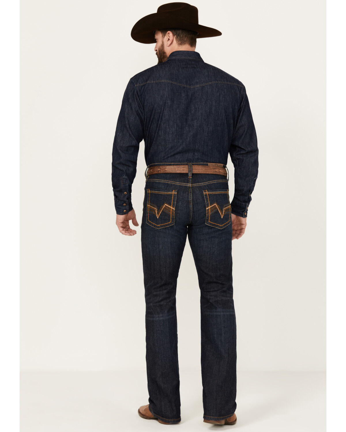Image #3 - Cody James Men's Wyatt Slim Bootcut Stretch Denim Jeans, Dark Wash, hi-res