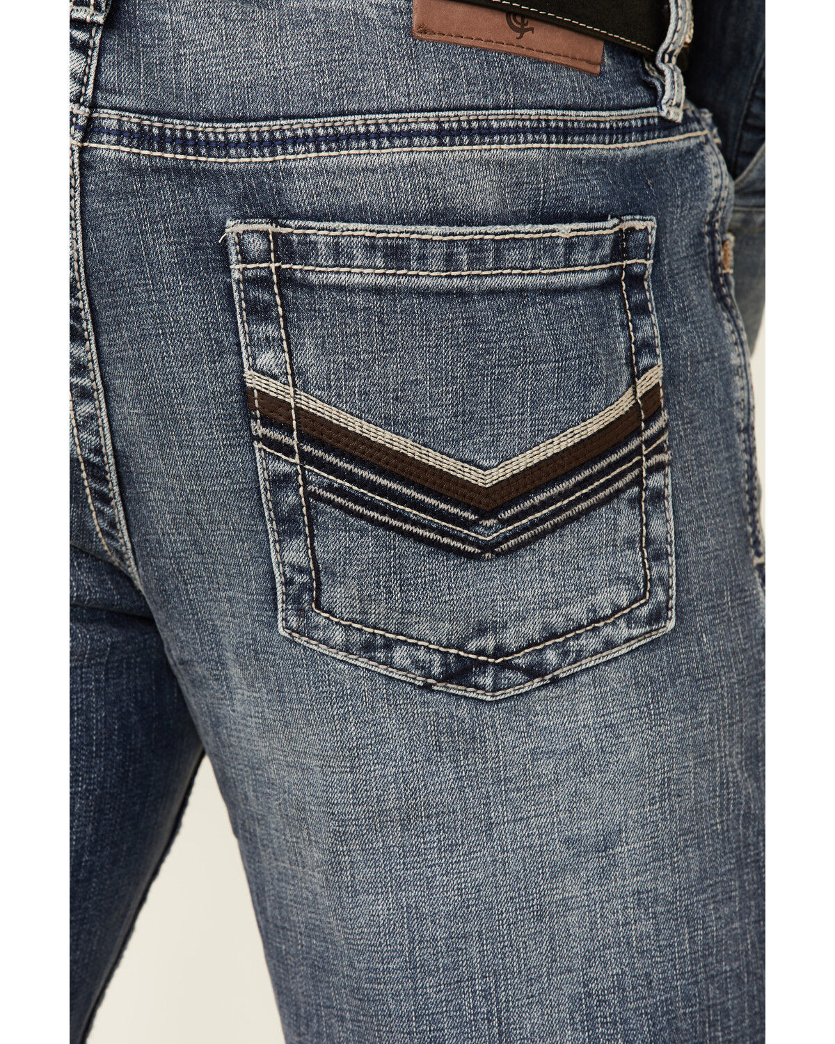 Image #3 - Cody James Core Men's Buster Stretch Medium Wash Slim Straight Jeans, Blue, hi-res