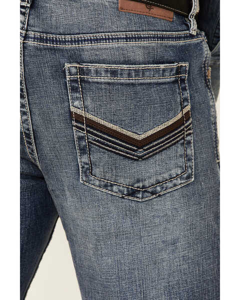 Image #3 - Cody James Core Men's Buster Stretch Medium Wash Slim Straight Jeans , Blue, hi-res