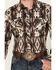 Image #3 - Rock & Roll Denim Men's Southwestern Print Long Sleeve Snap Stretch Western Shirt, Black, hi-res