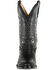 Image #5 - Durango Men's Black Full-Quill Ostrich Western Boots - Round Toe, Black, hi-res