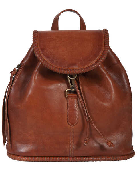 Image #1 - Scully Women's Leather Backpack, Tan, hi-res