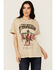 Image #1 - Girl Dangerous Women's Rodeo Short Sleeve Graphic Tee, Sand, hi-res