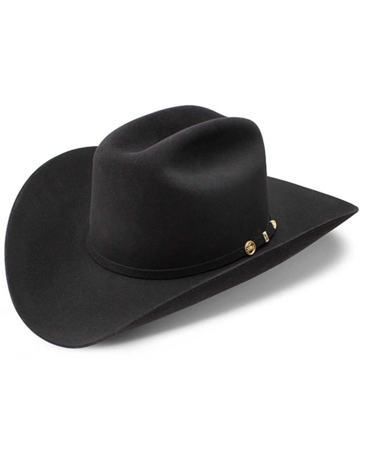 Stetson El Presidente 100X Felt Cowboy Hat, Black, hi-res