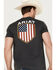 Image #4 - Ariat Men's Patriot Badge Short Sleeve Graphic T-Shirt, Charcoal, hi-res
