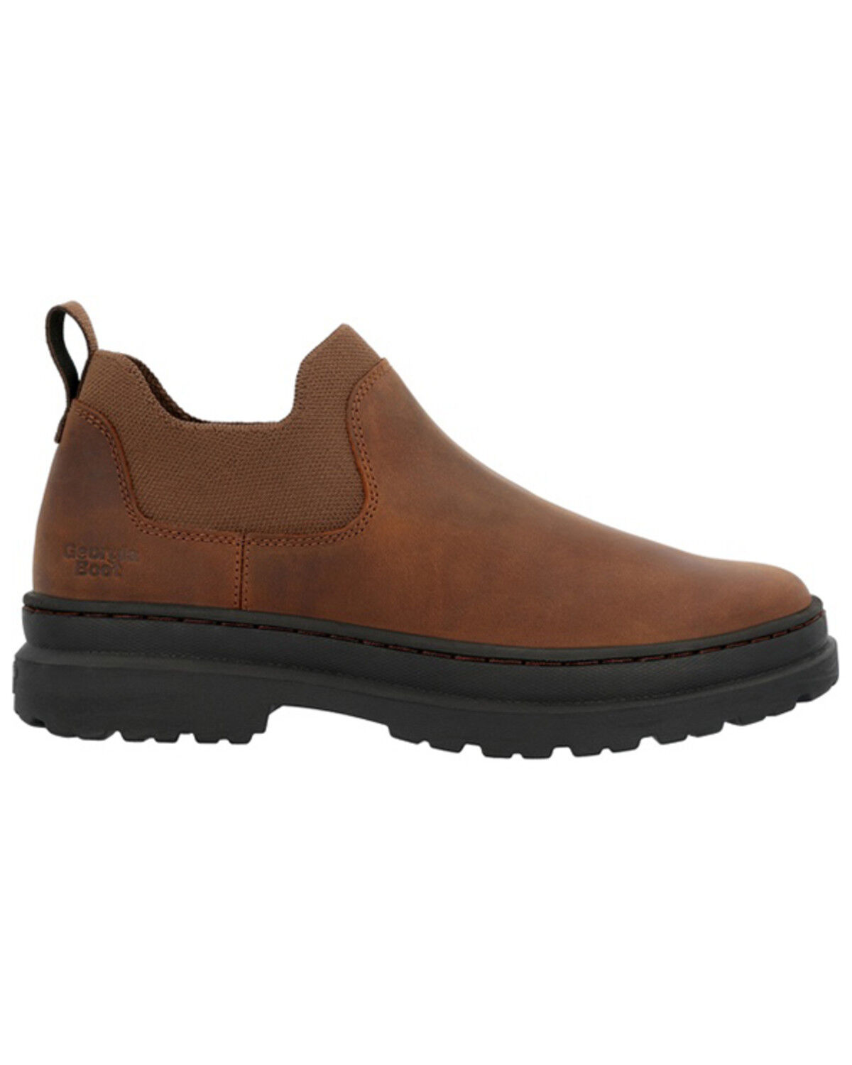 Image #2 - Georgia Boot Men's Romeo Superlyte Work Shoes - Soft Toe, Brown, hi-res