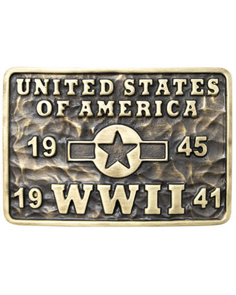 Image #1 - Cody James Men's World War II Belt Buckle, No Color, hi-res