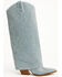 Image #2 - Azalea Wang Women's Banian Tall Western Boots - Snip Toe, Blue, hi-res