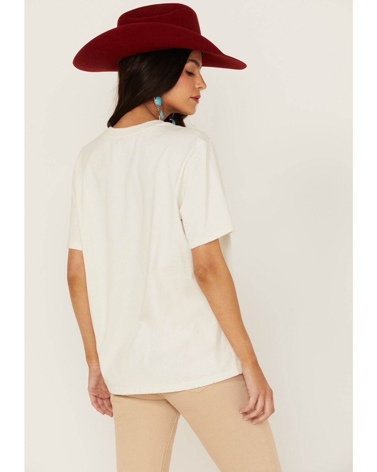 Image #5 - Idyllwind Women's Country Club Graphic Short Sleeve Trustee Tee, Ivory, hi-res