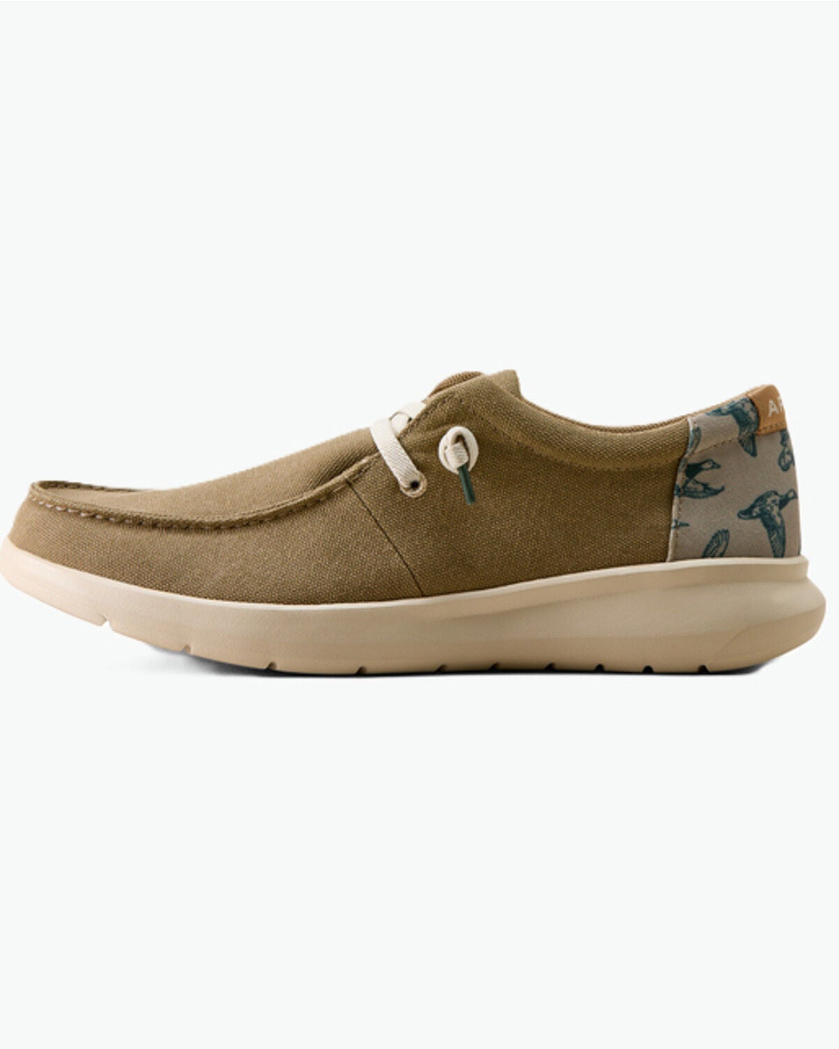 Image #2 - Ariat Men's Hilo Casual Shoes - Moc Toe, Beige, hi-res