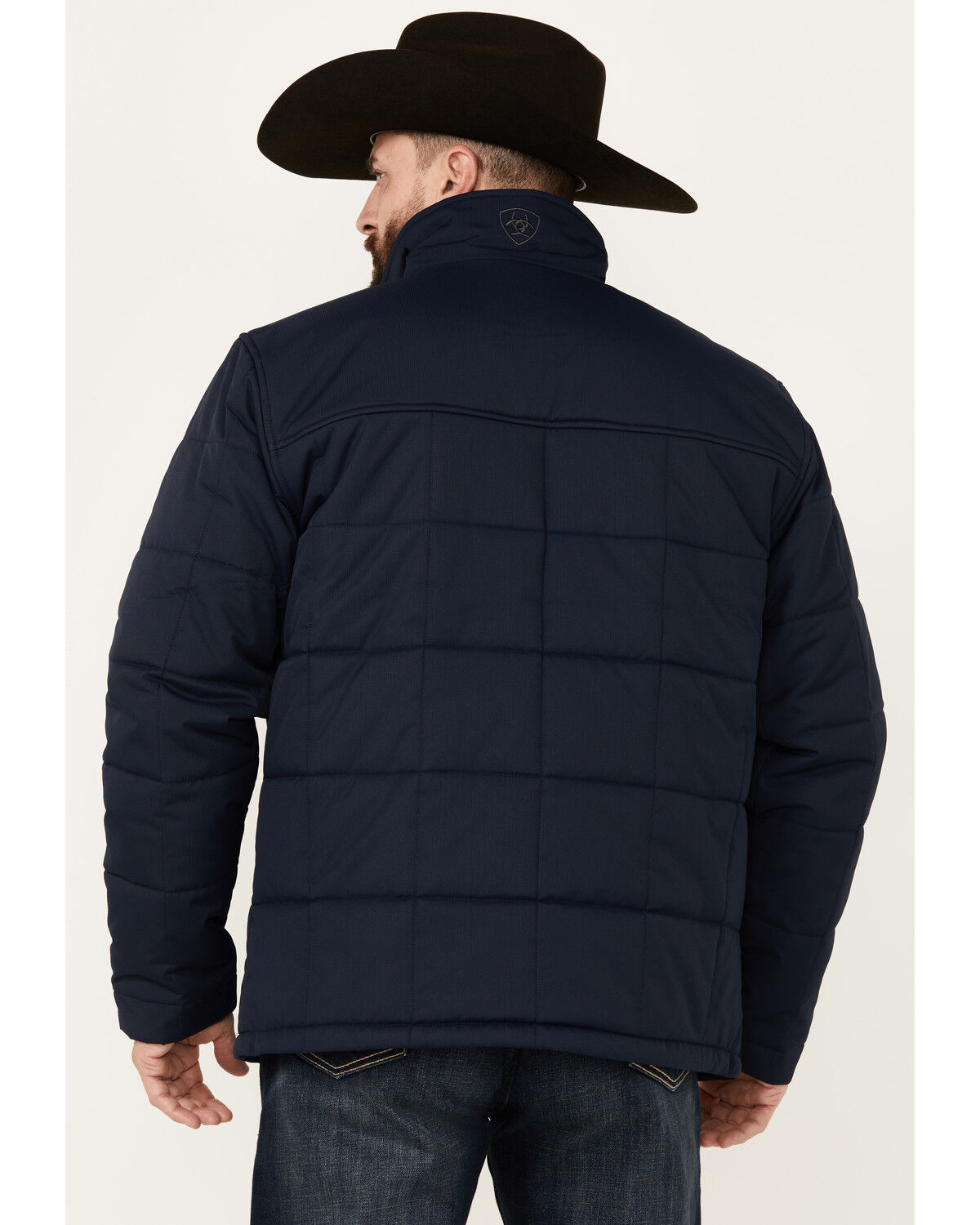 Image #4 - Ariat Men's Crius Solid Insulated Jacket, Navy, hi-res