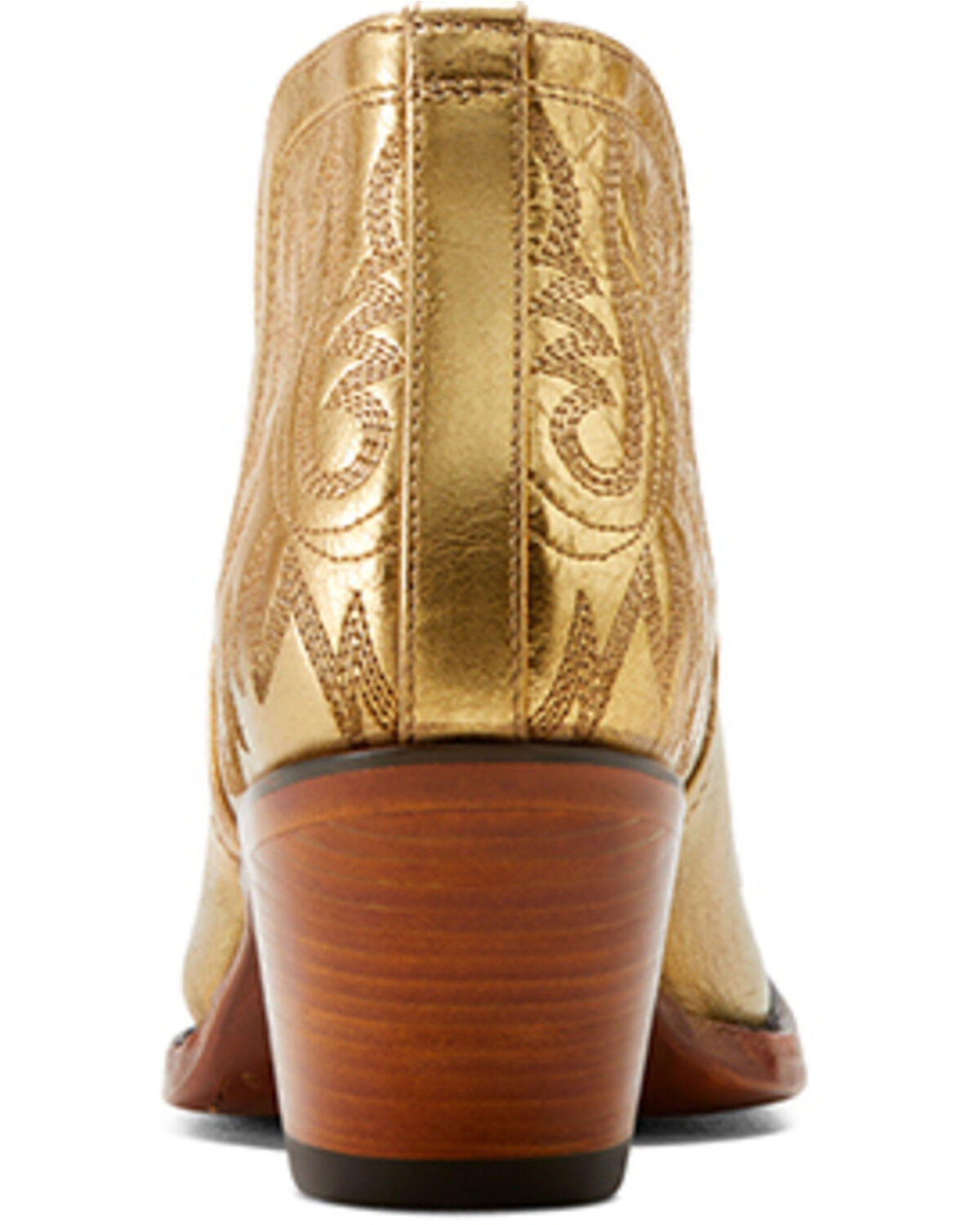 Image #3 - Ariat Women's Dixon Western Booties - Snip Toe, Gold, hi-res