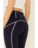 Image #4 - Free People Women's You're A Peach Leggings, Navy, hi-res