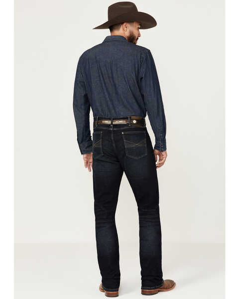 Image #3 - Wrangler 20X Men's Bowden Dark Wash Vintage Bootcut Stretch Denim Jeans - Tall , Dark Wash, hi-res