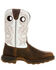 Image #2 - Durango Men's Maverick XP Waterproof Western Work Boots - Soft Toe, Chocolate, hi-res