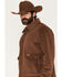 Image #2 - Outback Trading Co Men's Sherpa Quilt Lined Cedar Jacket, Tan, hi-res