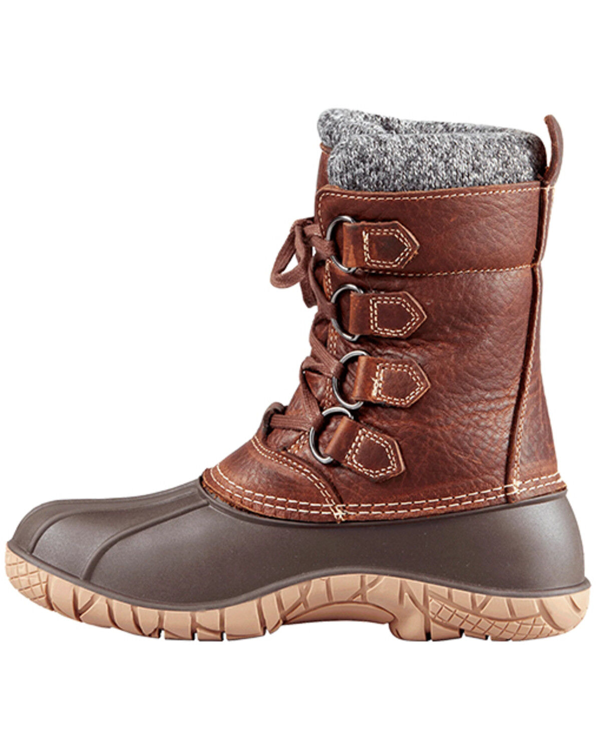 Image #3 - Baffin Women's Yellowknife Cuff Insulated Boots - Round Toe, Brown, hi-res