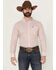 Image #1 - Ariat Men's Team Primo Logo Printed Long Sleeve Button-Down Western Shirt, White, hi-res