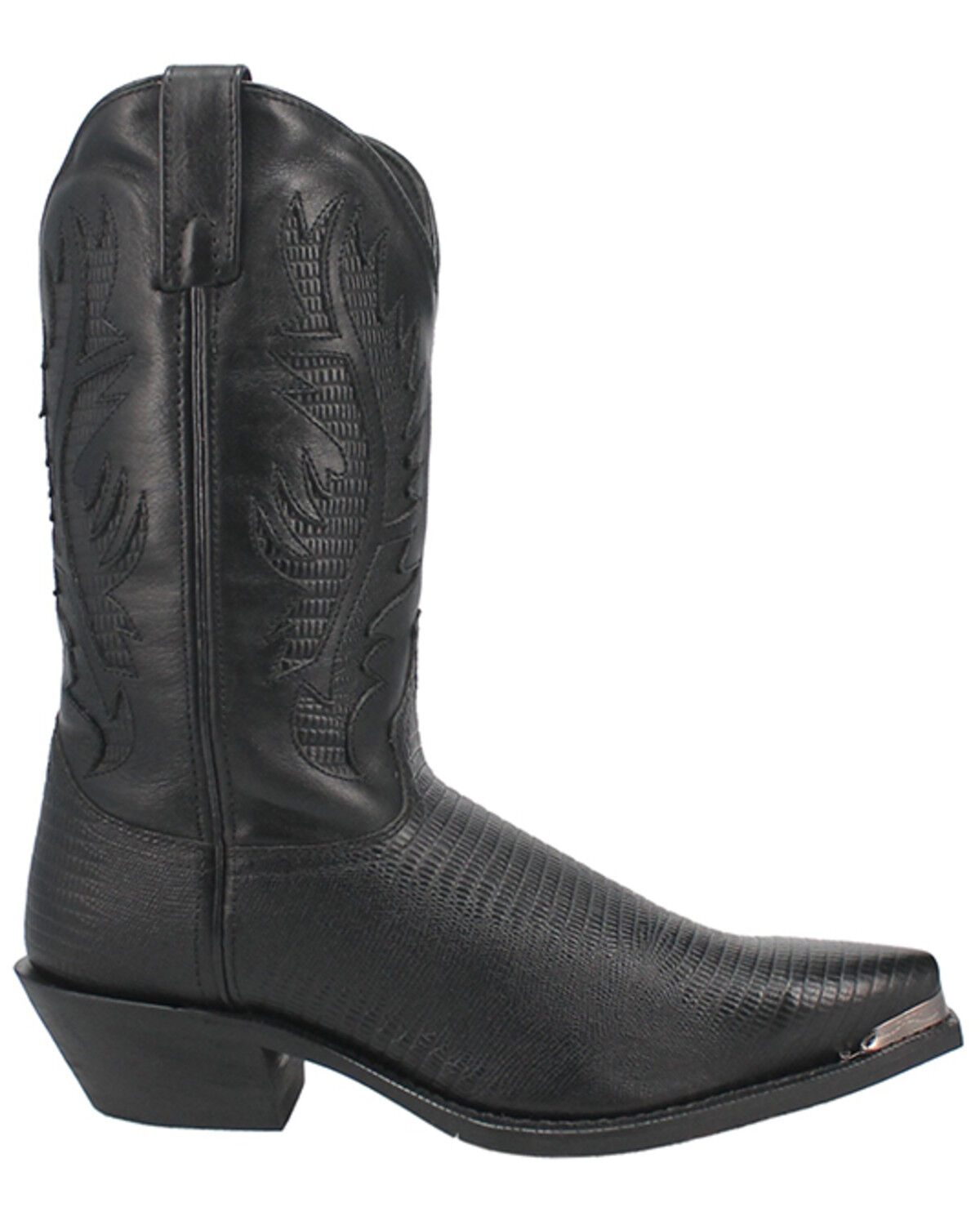 Image #2 - Laredo Men's Lizard Print Western Boot - Snip Toe, , hi-res