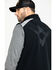 Image #5 - Hawx Men's Black Reflective Softshell Moto Work Vest - Tall, Black, hi-res
