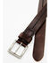 Image #2 - Brothers and Sons Men's Center Woven Detailed Belt, Brown, hi-res