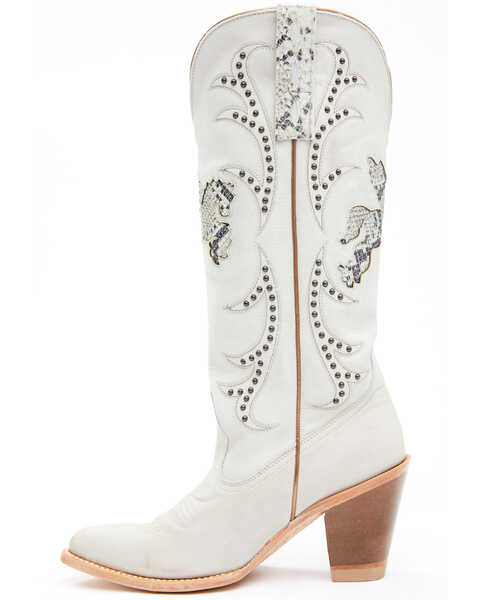 Image #4 - Idyllwind Women's Gambler Western Boots - Medium Toe, White, hi-res