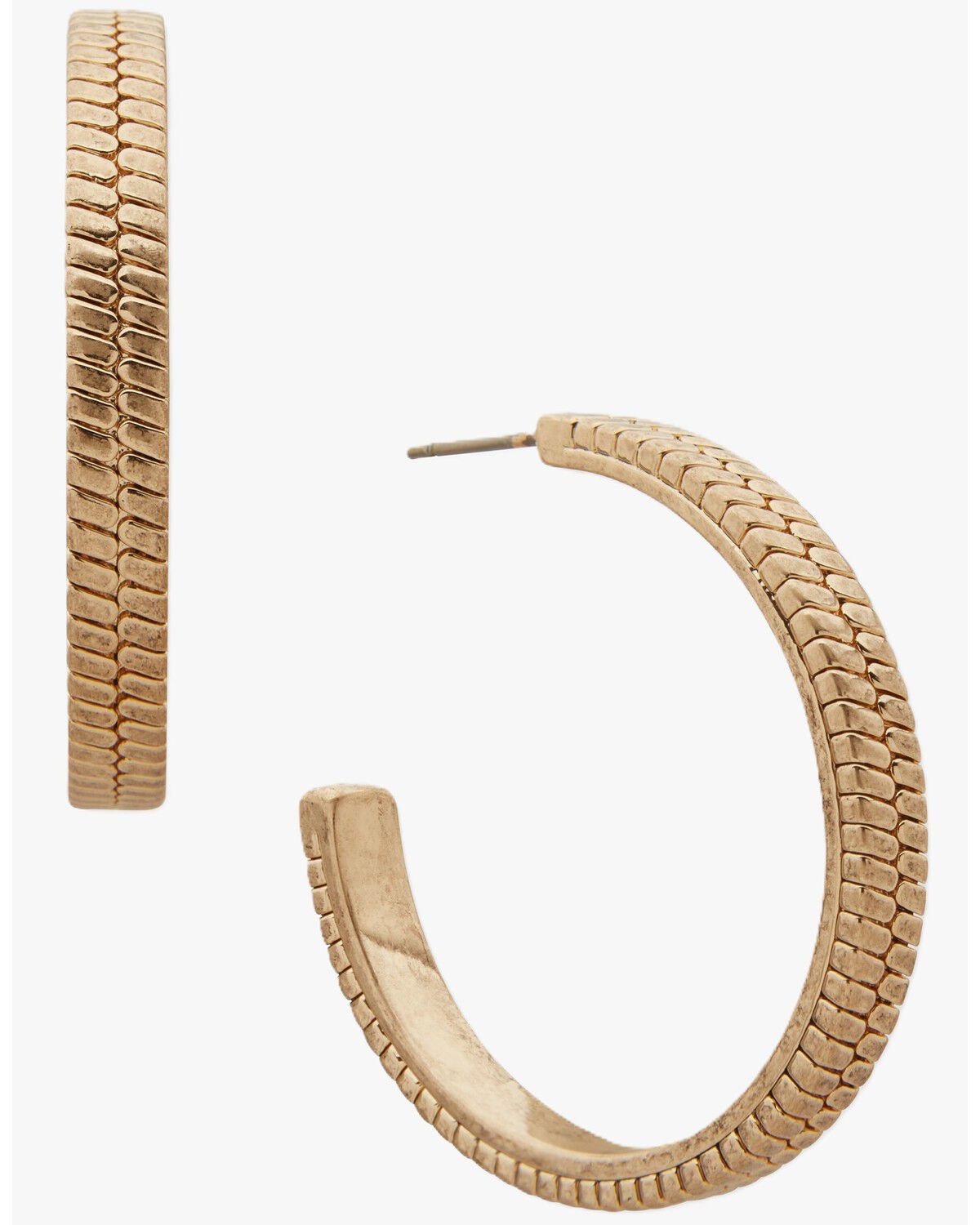 Lainey Wilson Women's Hoop Earrings, Gold, hi-res