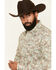 Image #2 - Rock & Roll Denim Men's Paisley Print Long Sleeve Snap Stretch Western Shirt, Teal, hi-res