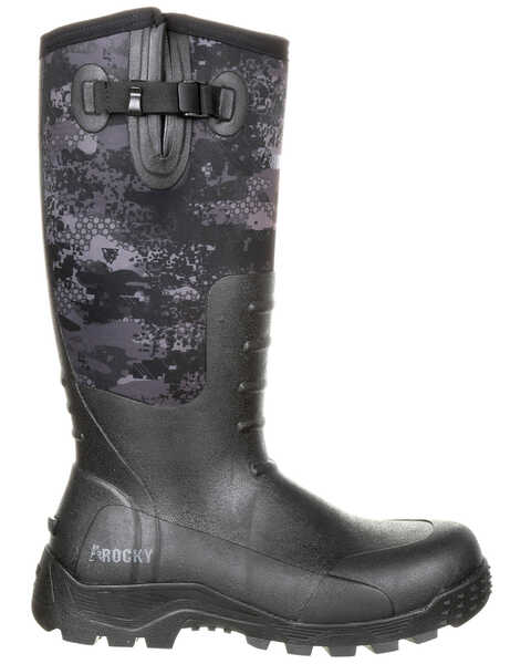 Image #2 - Rocky Men's Sport Pro Rubber Waterproof Outdoor Boots - Round Toe, Camouflage, hi-res