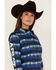 Image #2 - Ariat Women's Southwestern Stripe Print Team Kirby Long Sleeve Button Down Stretch Shirt, , hi-res
