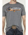 Image #3 - RANK 45® Men's Ridin' & Ropin' Short Sleeve Graphic T-Shirt, Charcoal, hi-res