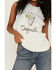 Image #3 - Cleo + Wolf Women's May Contain Tequila Tie Dye Tank, Ivory, hi-res