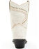 Image #5 - Laredo Women's Bone Embellished Booties - Snip Toe, Off White, hi-res