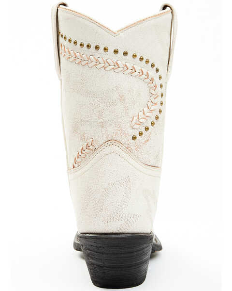 Image #5 - Laredo Women's Bone Embellished Booties - Snip Toe , Off White, hi-res