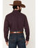 Image #4 - Cinch Men's Solid Long Sleeve Button-Down Western Shirt, Purple, hi-res