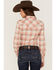 Image #3 - Wrangler Women's Plaid Print Long Sleeve Western Shirt, , hi-res