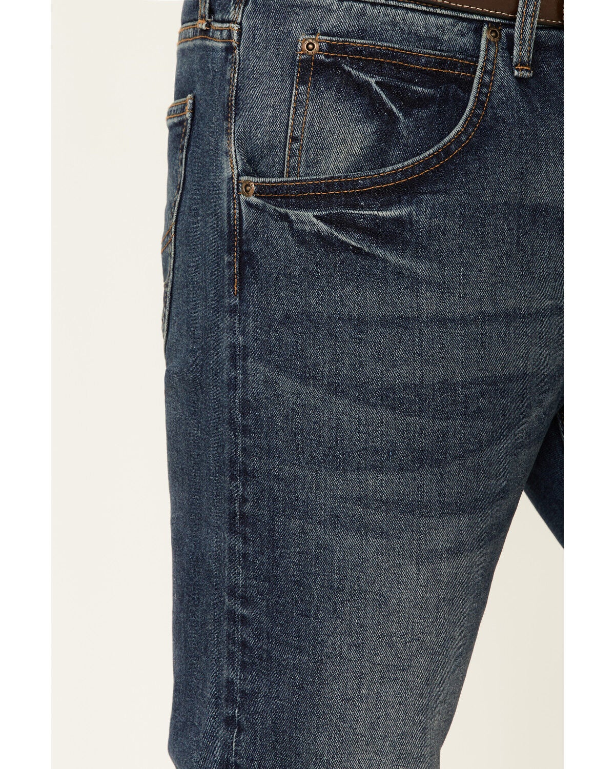 Image #4 - Lee Men's Oswald Heritage Medium Wash Stretch Regular Straight Jeans, Blue, hi-res