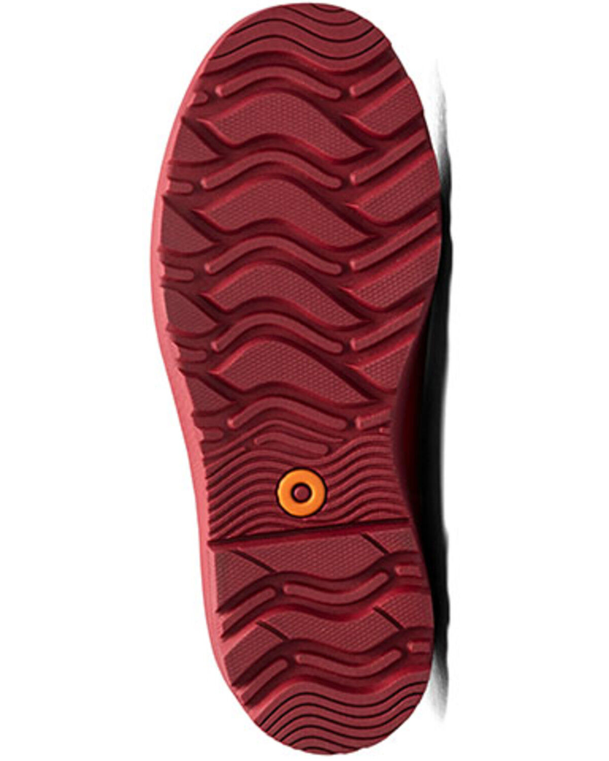 Image #7 - Bogs Girls' Lil' Jolene Rain Boots, Red, hi-res