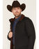 Image #2 - Cody James Men's Maverick Concealed Carry Sherpa Lined Waxed Canvas Jacket, Black, hi-res